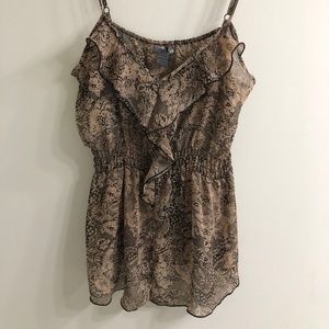 POETRY floral tank top.